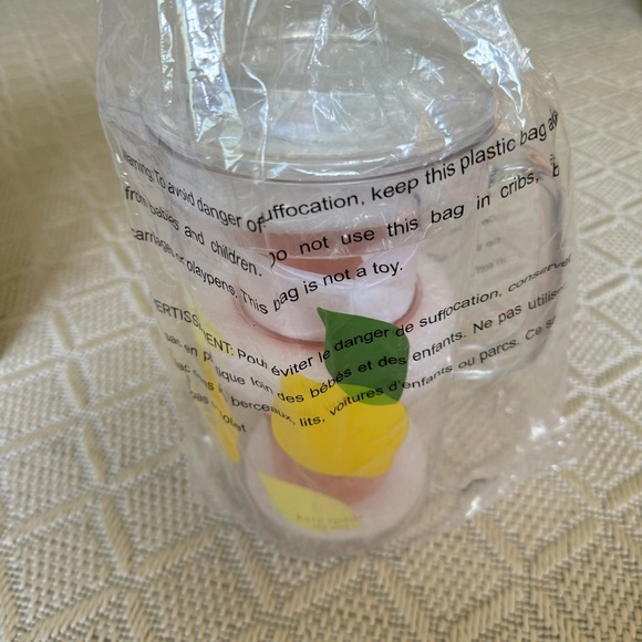 🍋 Kate Spade NY - Acrylic Lemon Pitcher & Set of 2 Cups 🍋 - Picture 12 of 12